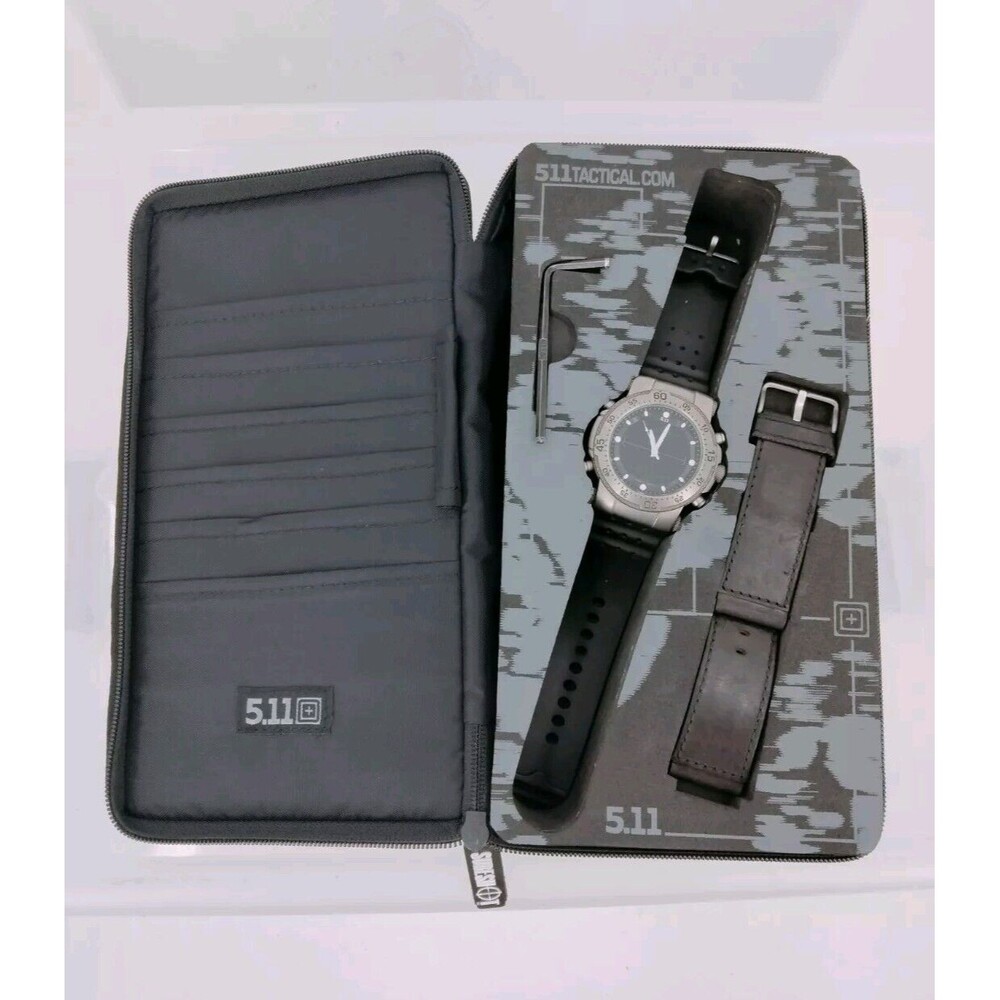 5.11 Tactical Series Titanium HRT Sure Shot Watch Style 59209 Sureshot Case Mens